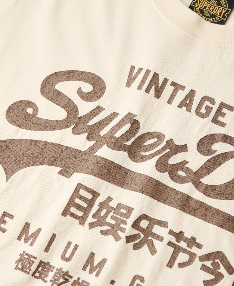 Superdry★フロント ヴィンテージロゴ☆メンズ☆Tシャツ mens Neon Vintage Logo Graphic T-Shirt in Hydro Dark