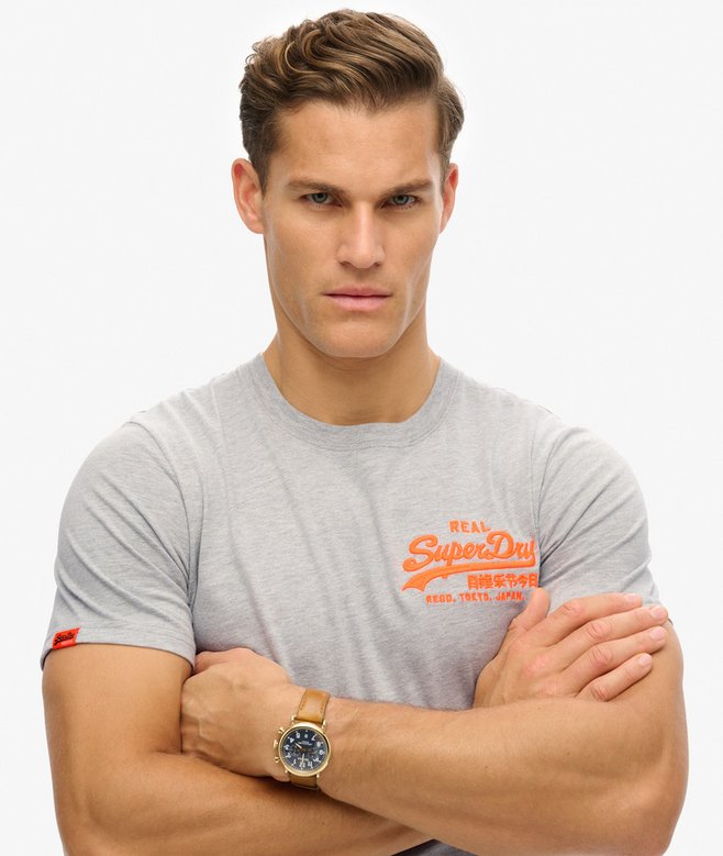 Vintage Logo Embroidered Relaxed T-Shirt