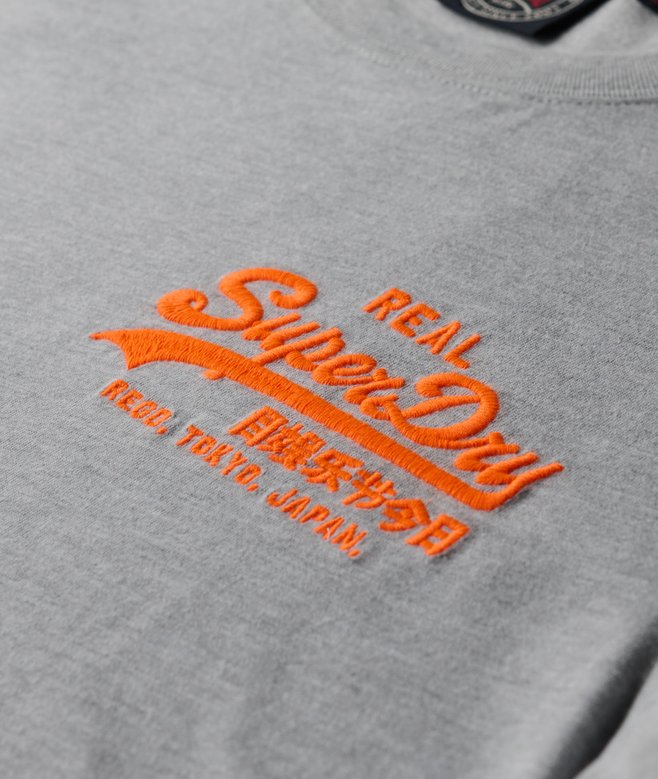 Vintage Logo Embroidered Relaxed T-Shirt
