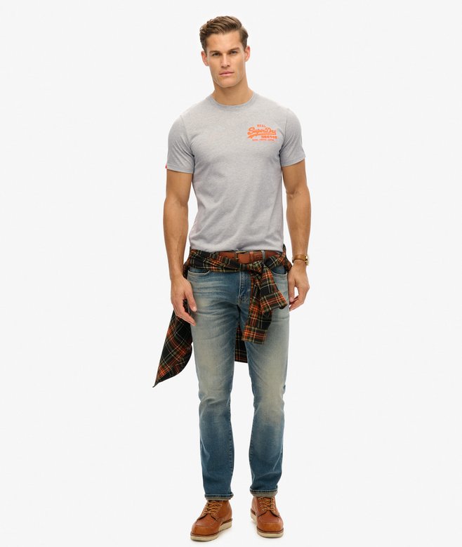 Vintage Logo Embroidered Relaxed T-Shirt