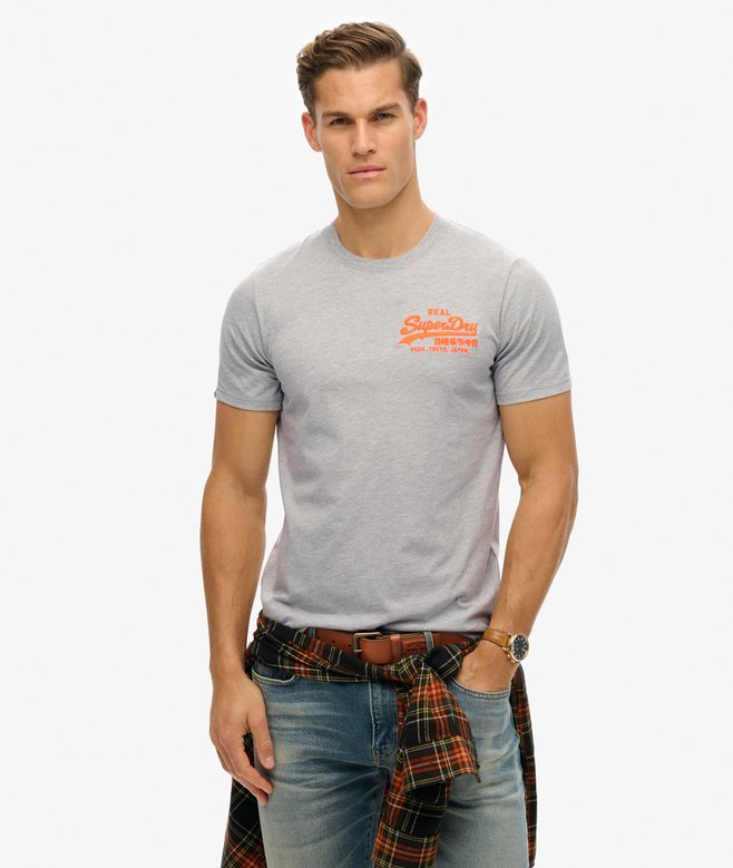 Vintage Logo Embroidered Relaxed T-Shirt