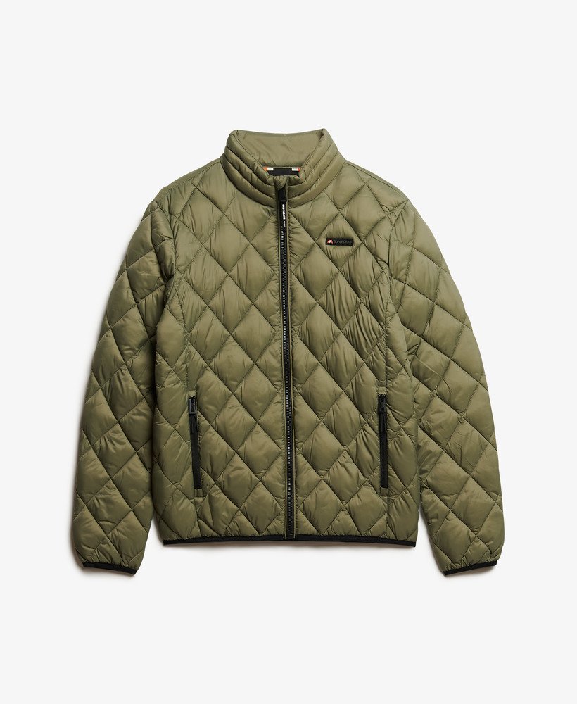 Herren Übergangsjacke Mit Rautensteppung – Winddicht, Atmungsaktiv Für Herbst & Winter