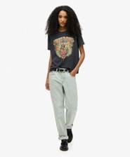 Biker Rock Graphic Relaxed T-Shirt