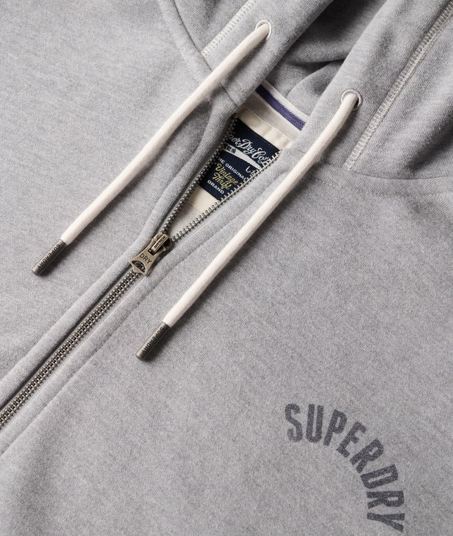 Athletic Essential Oversized Zip Hoodie