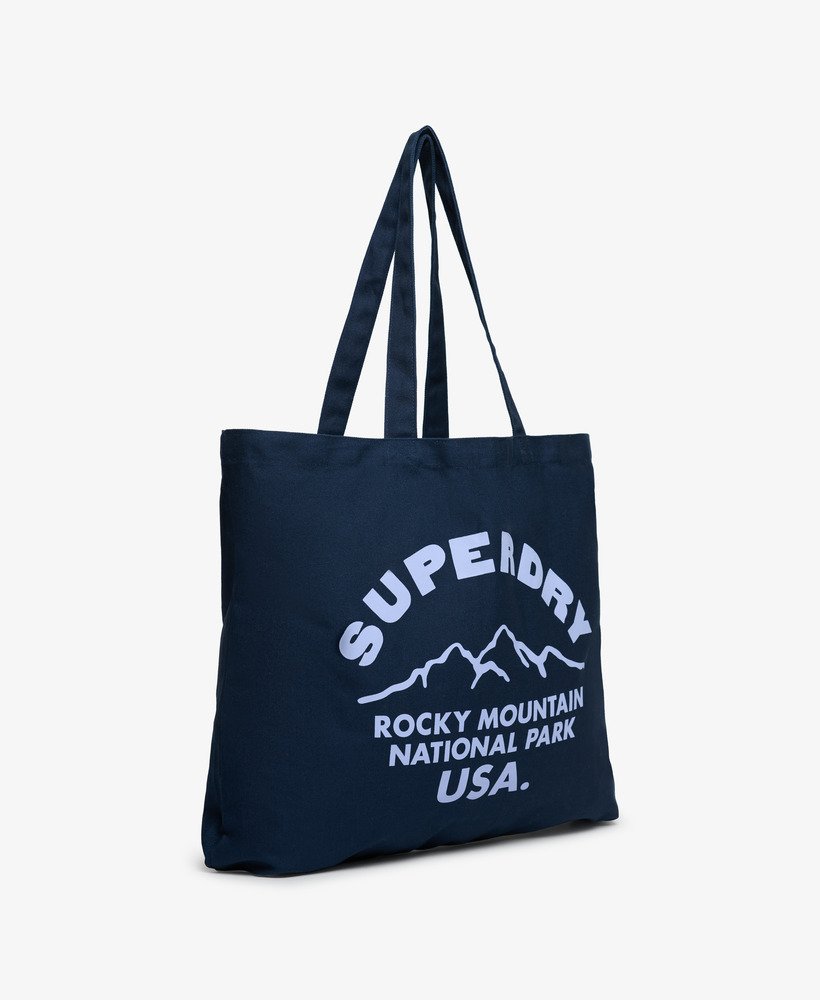 womens Superdry Tote in Richest Navy/Blue Heron | Superdry UK