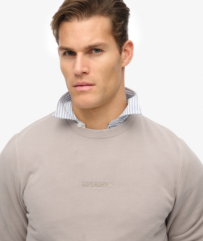 Micro Logo Crew Sweatshirt