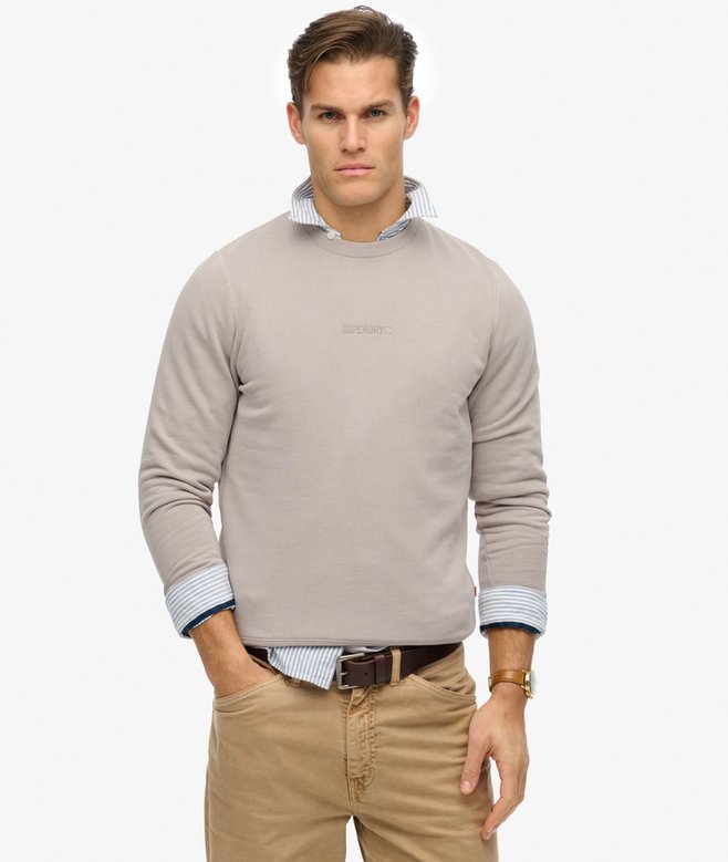 Micro Logo Crew Sweatshirt