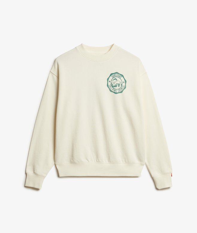 Lo-Fi Outdoor Mono Loose Crew Sweatshirt