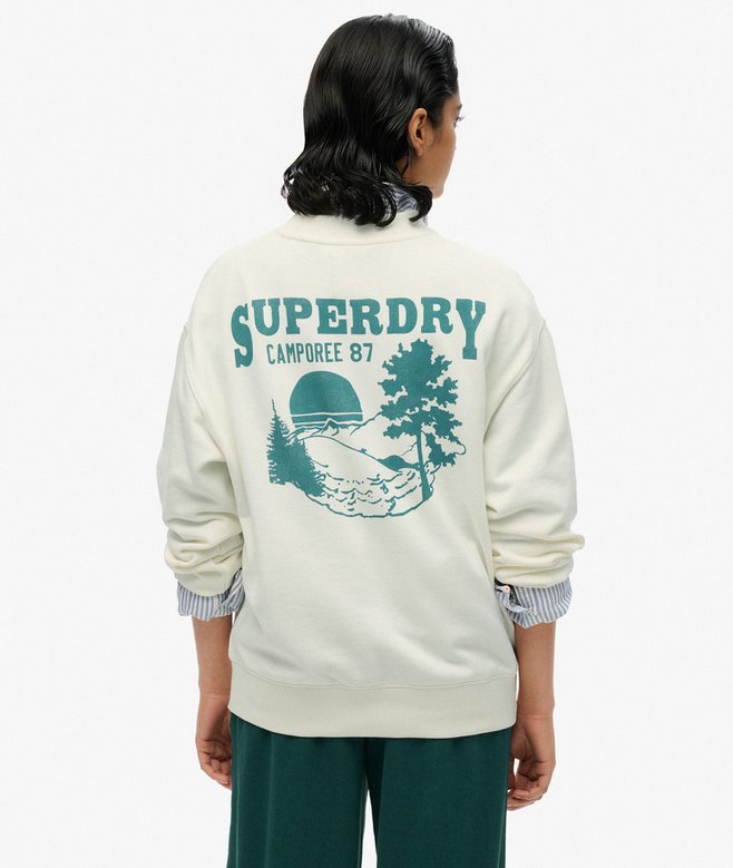 Lo-Fi Outdoor Mono Loose Crew Sweatshirt