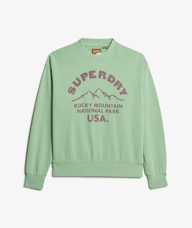 Lo-Fi Outdoor Mono Loose Crew Sweatshirt