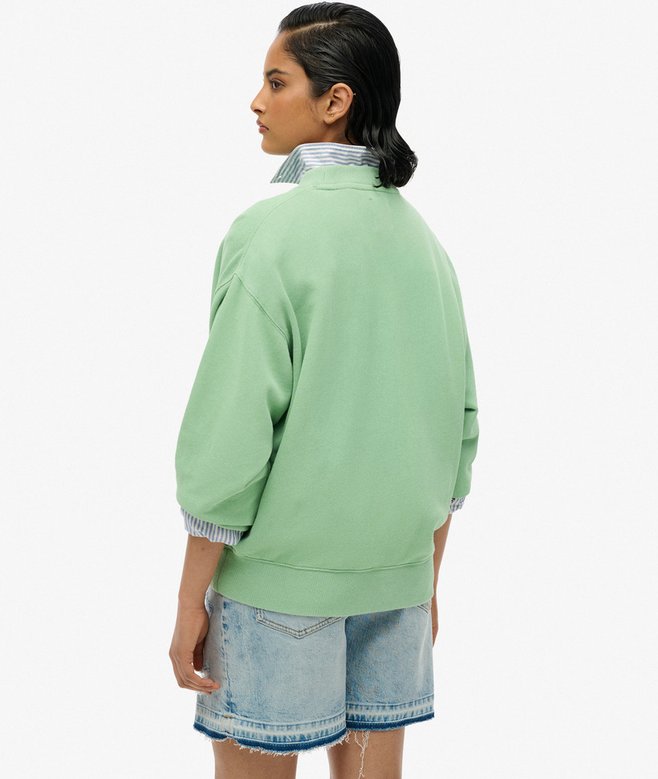 Lo-Fi Outdoor Mono Loose Crew Sweatshirt