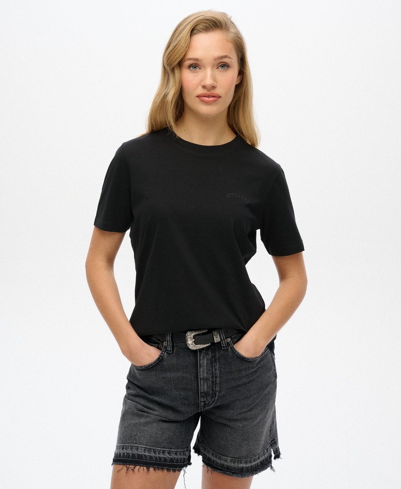 T-shirt Superdry Femme Taille L - Occasion Très Bon état - Rose 100% Coton