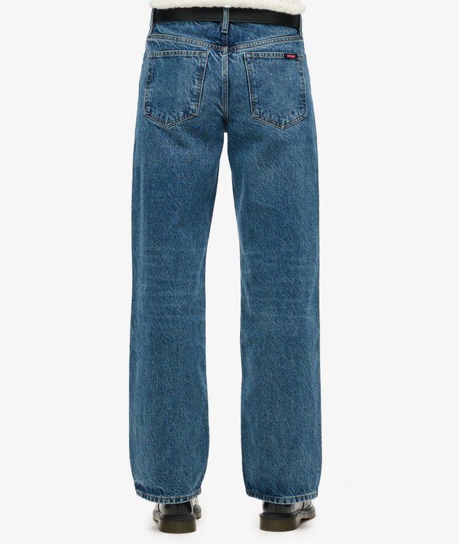 Mid Rise Wide Leg Jeans