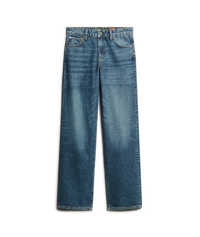 Mid Rise Wide Leg Jeans