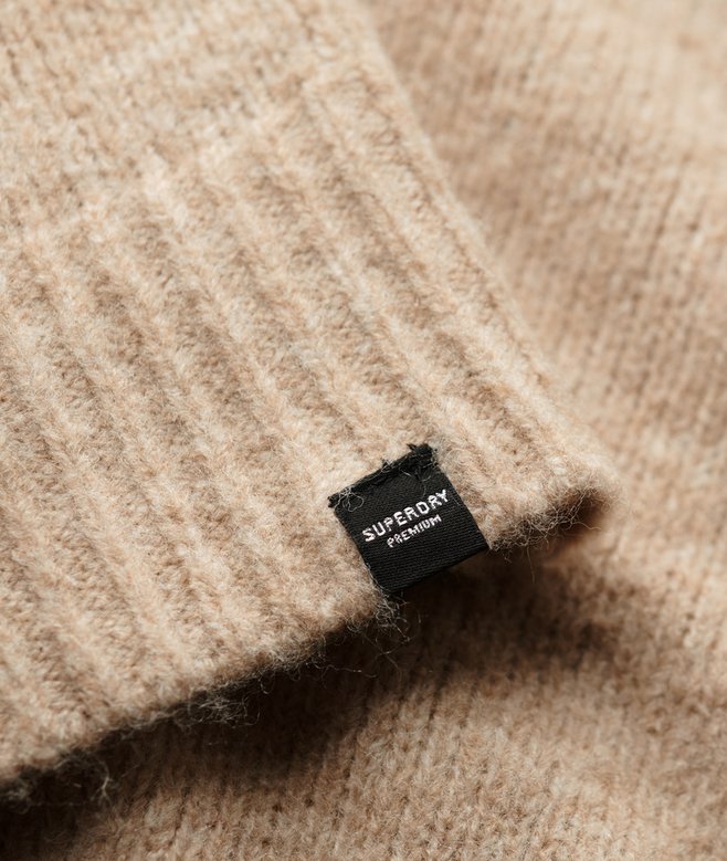 Oversized V Neck Jumper Dress