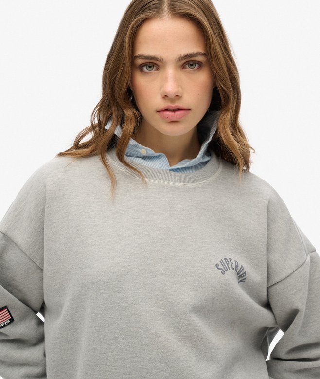 Athletic Essentials Relaxed Printed Sweatshirt