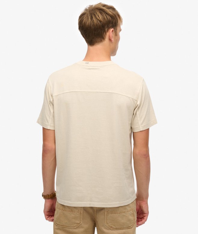 Contrast Stitch Pocket T-Shirt