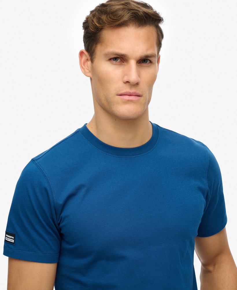 mens City T-Shirt in Pilot Mid Blue | Superdry UK