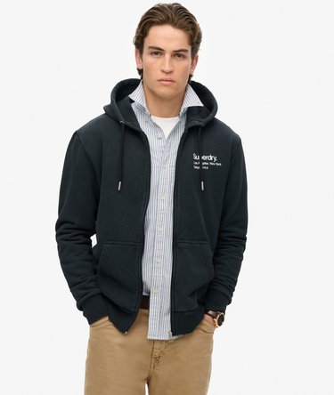 Sweat à capuche zippé Core Logo City Image 5