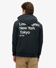 Sweat à capuche zippé Core Logo City