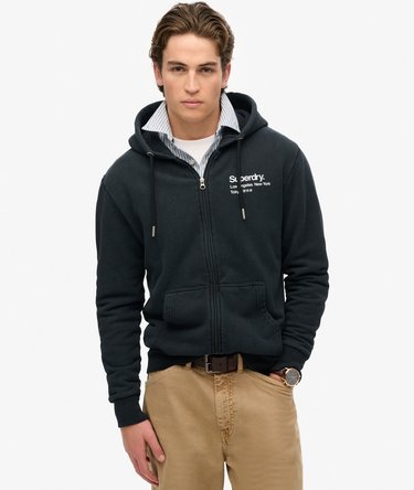 Sweat à capuche zippé Core Logo City Image 4