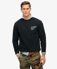 Felpa girocollo con logo Core City