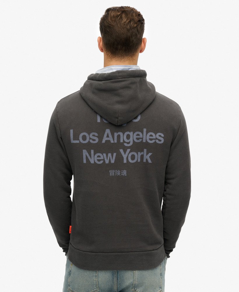 NEW ORIGINAL HOODIE | Felpa Con Cappuccio Nero Uomo