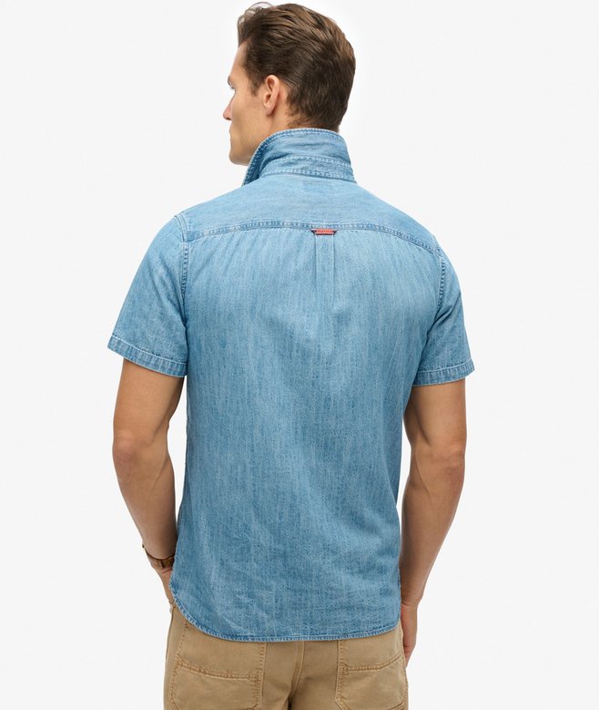Essential Short Sleeve Denim Shirt (6) 4.3 out of 5 stars, 6 reviews More Colours Available Price £31.49 Price reduced from £44.99 to You Save 30%