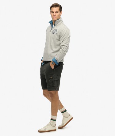 Contrast Stitch Cargo Shorts Image 3
