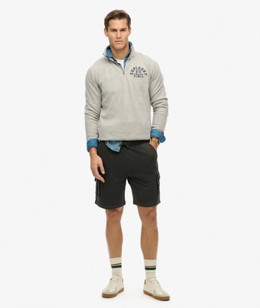 Contrast Stitch Cargo Shorts Image 8