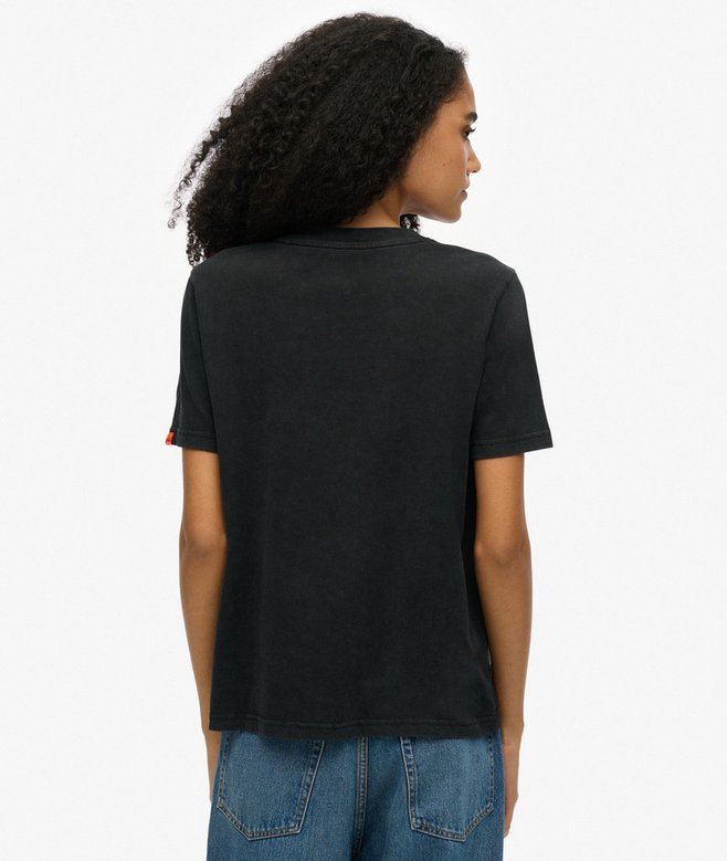 Embellished Varsity Relaxed T-Shirt