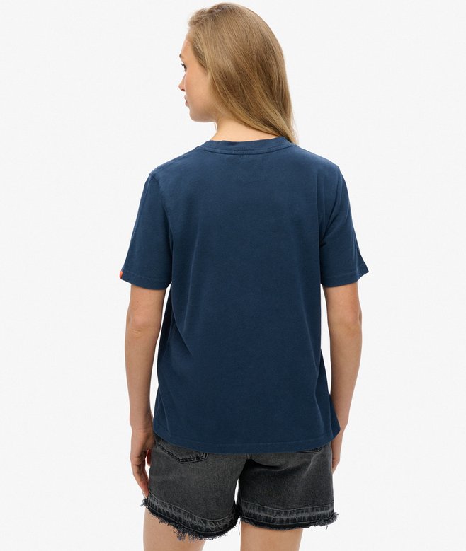 Embellished Varsity Relaxed T-Shirt