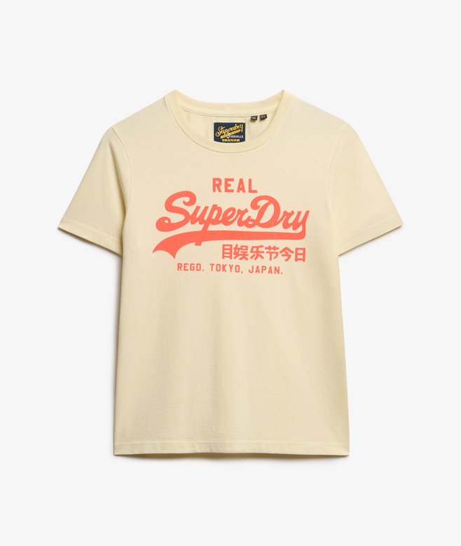 Vintage Logo Neon Fitted T-Shirt