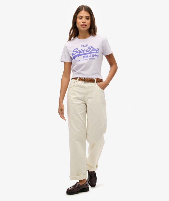 Vintage Logo Neon Fitted T-Shirt