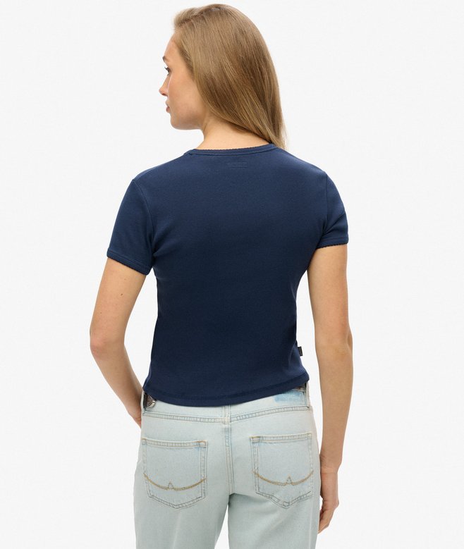 Athletic Essentials Logo Rib T-Shirt