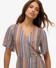 Midi-Wickelkleid mit Print