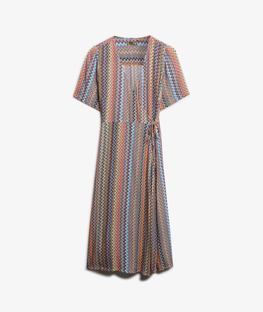 Midi-Wickelkleid mit Print Image 6