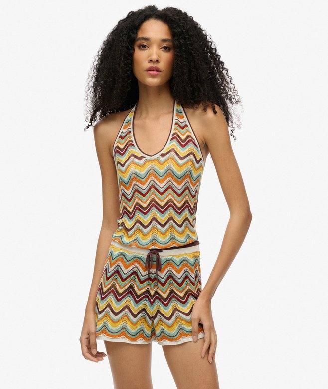 Zigzag Knit Shorts More Colours Available Price £19.99 Price reduced from £39.99 to You Save 50%