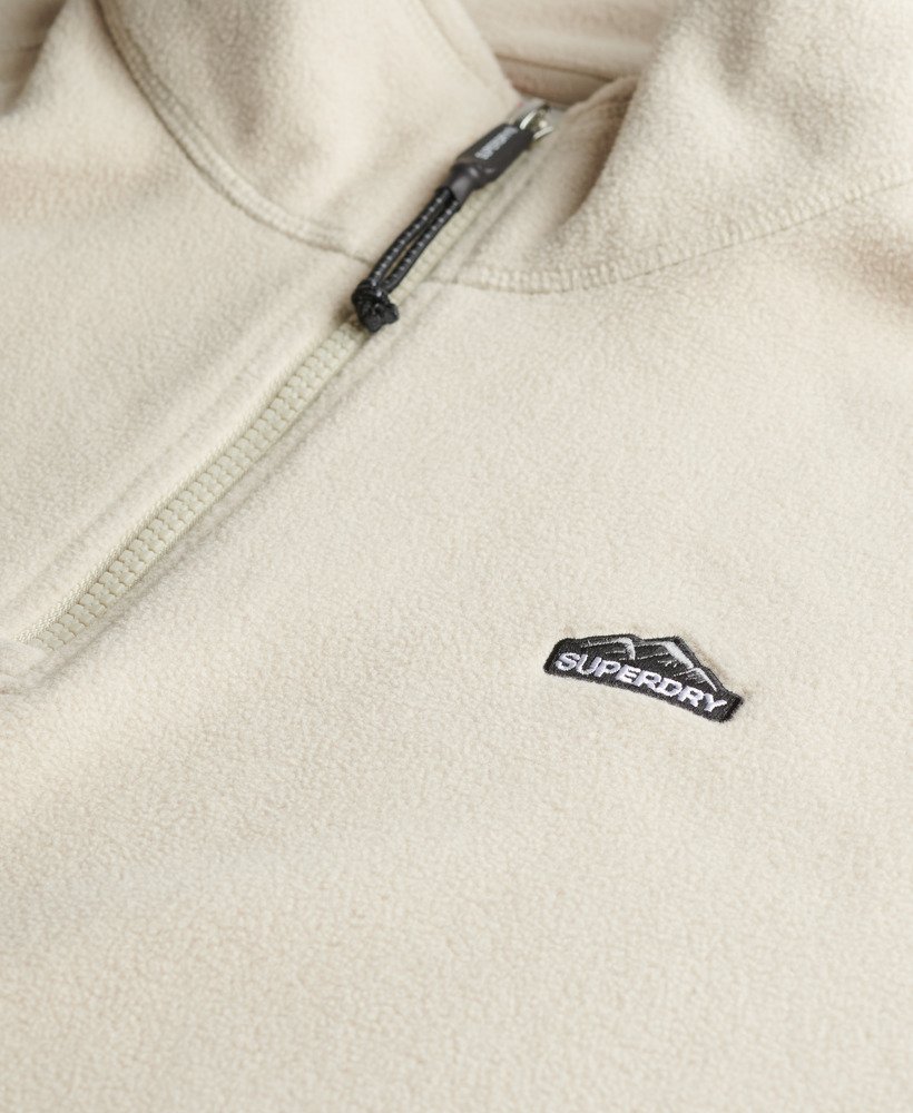 Polar Fleece Perfecto Half Zip Camel