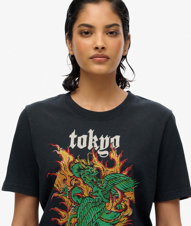 Neo Trad Tattoo Relaxed T-Shirt