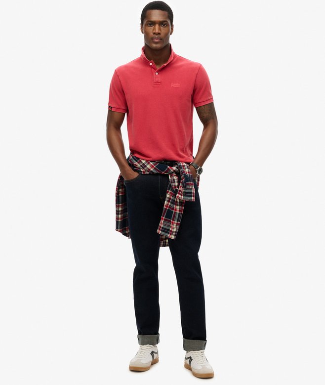 Crushed 3/4 Sleeve 'Art' Polo