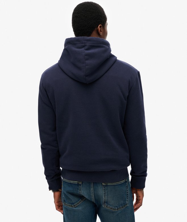 Venue Logo Striped Relaxed Hoodie