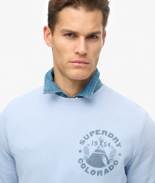 Lo-Fi Outdoor Mono Relaxed Crew Sweatshirt