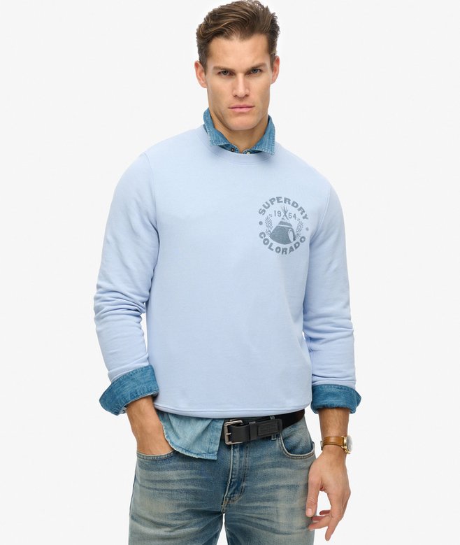 Lo-Fi Outdoor Mono Relaxed Crew Sweatshirt