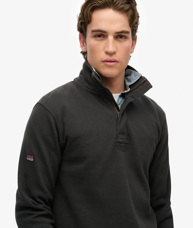Cotton Classic Pique Half Zip Sweatshirt (4) 4 out of 5 stars, 4 reviews More Colours Available Price £27.49 Price reduced from £54.99 to You Save 50%