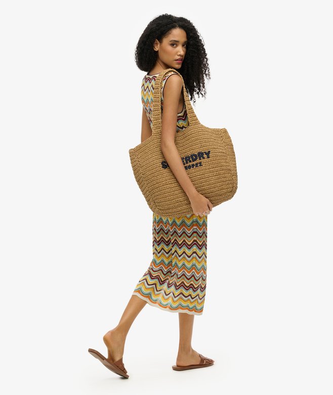 Zig Zag Knit Midi Dress