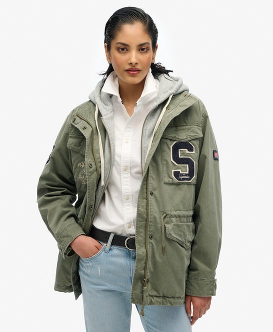 Veste Militaire Superdry Kaki Taille M - Occasion Très Bon état - Unisexe