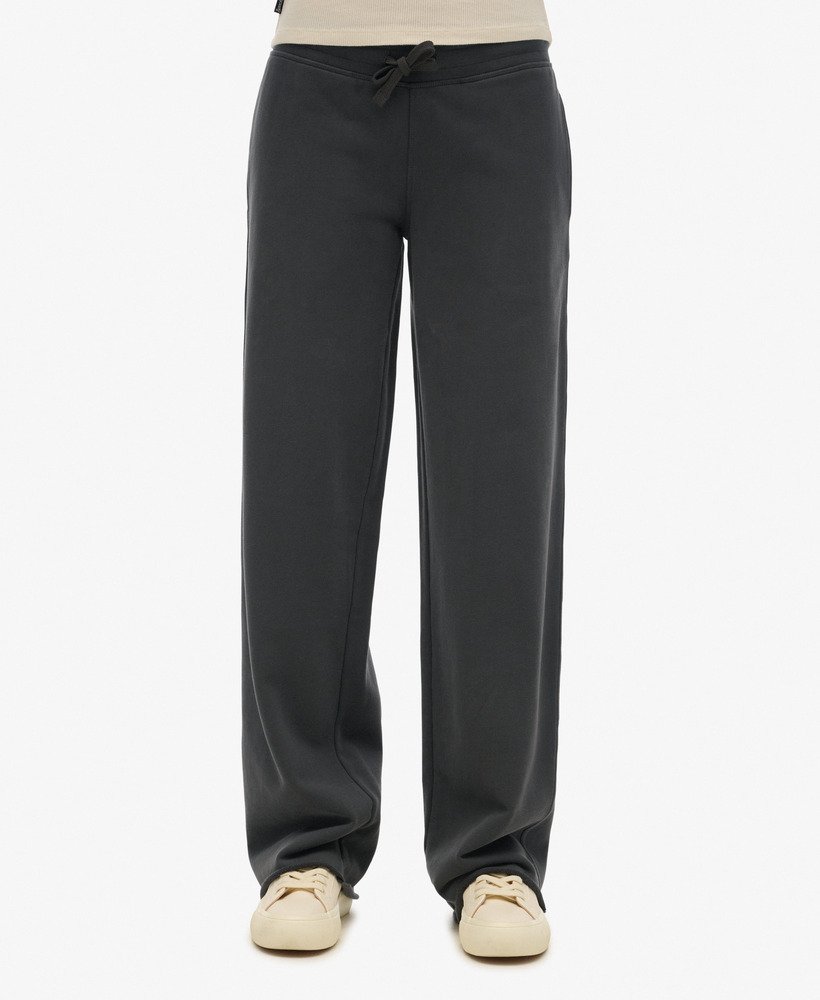 womens Studios Joggers in Washed Black | Superdry CA-EN