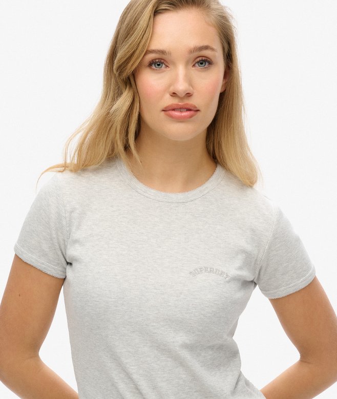 Essential Logo Rib T-Shirt
