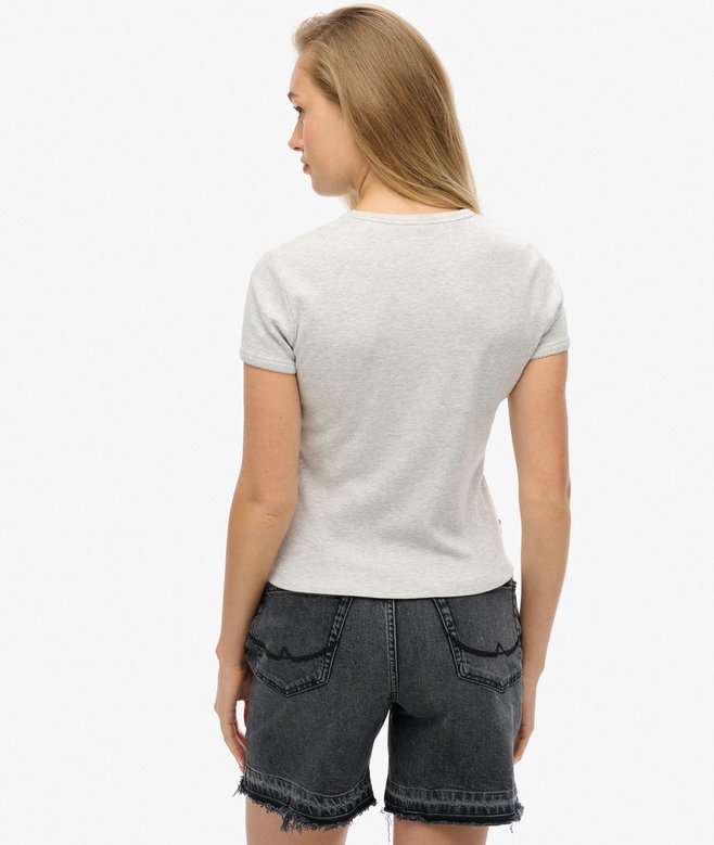 Essential Logo Rib T-Shirt